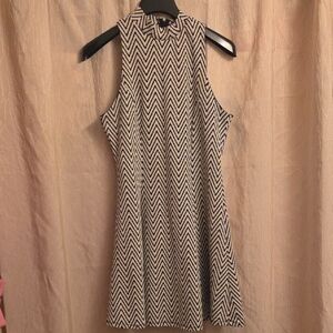 Monteau‎ Black and White Sleeveless Sheath Dress Sz. Large